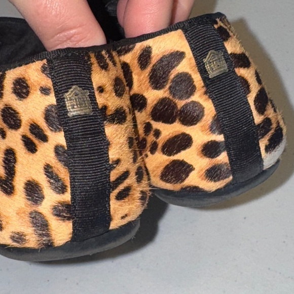 Birdies The Starling Cheetah Calf Hair Leopard Print Loafer Flats Size 8 - Picture 9 of 11